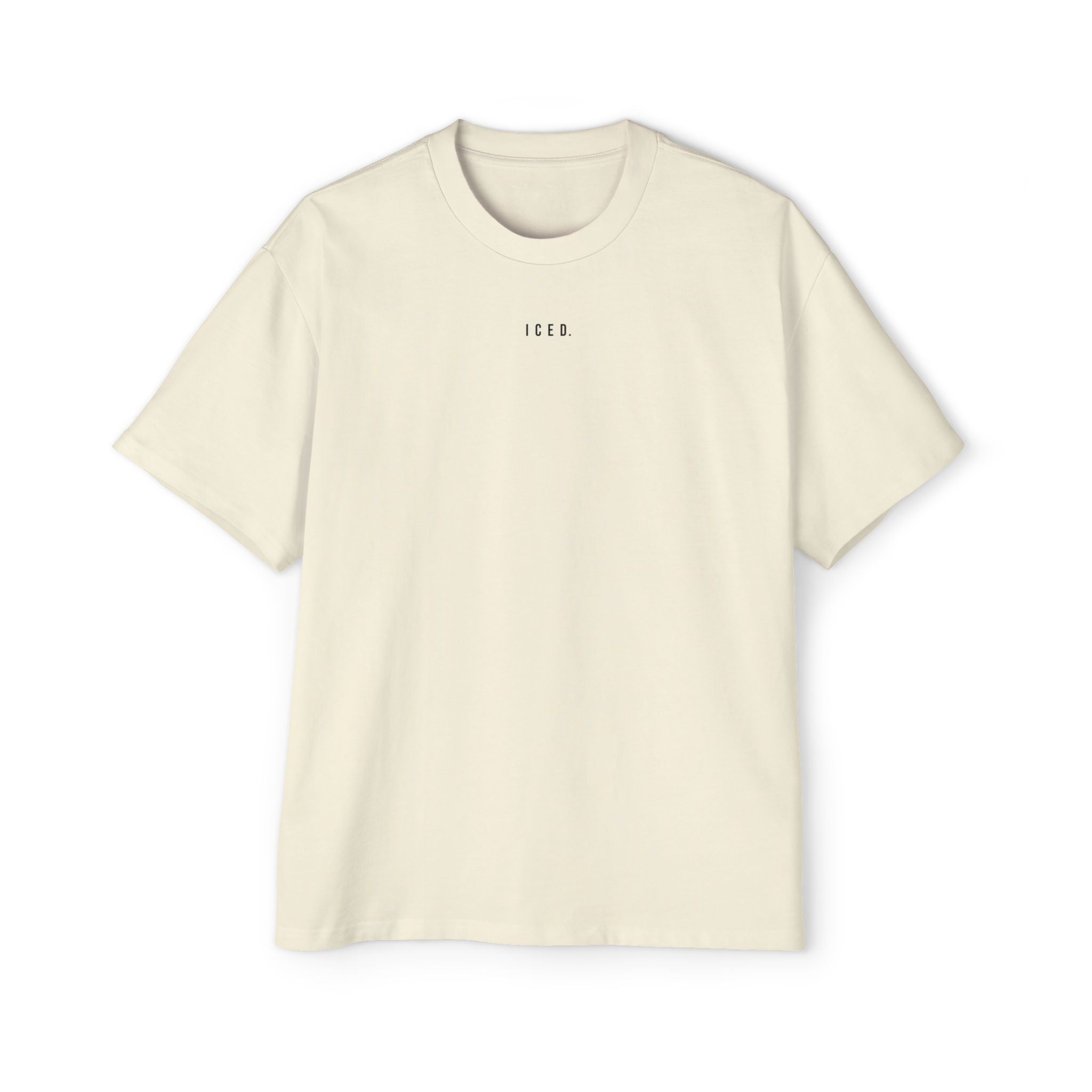ICED. Established Cube — Minimalist Men's Oversized Tee