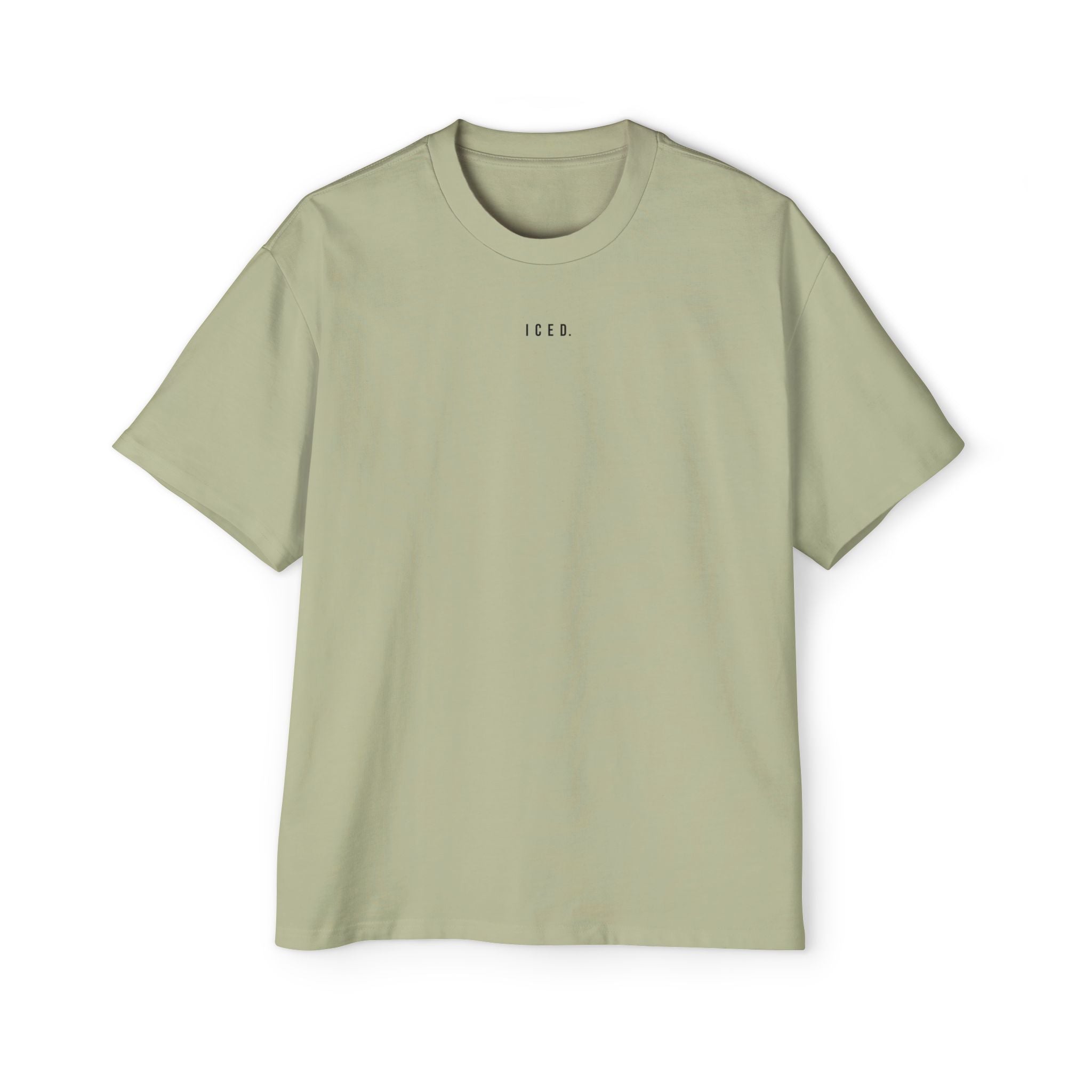 ICED. Established Cube — Minimalist Men's Oversized Tee