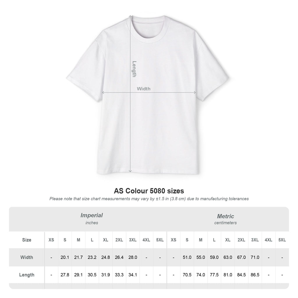ICED. Established Cube — Minimalist Men's Oversized Tee