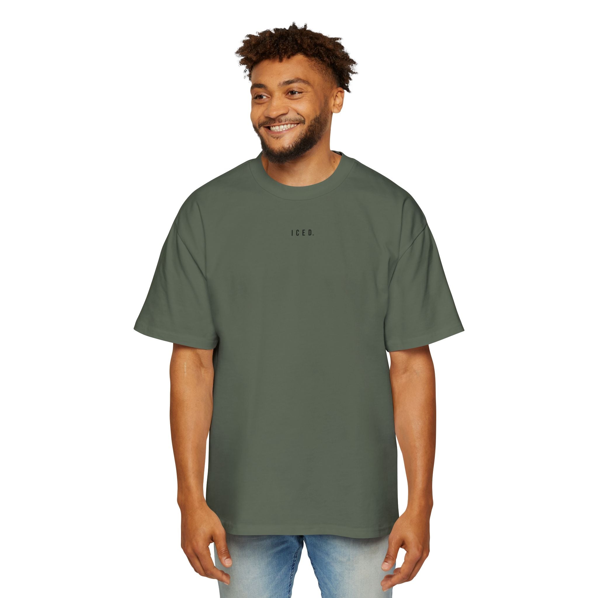 ICED. Established Cube — Minimalist Men's Oversized Tee