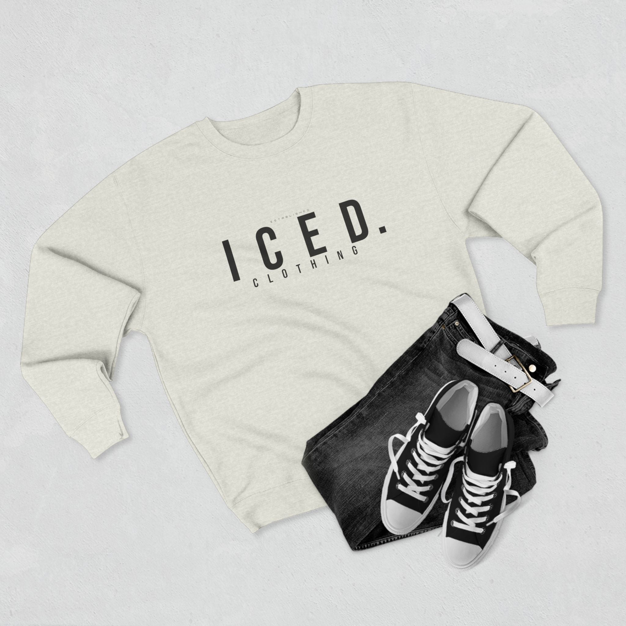 ICED. Established  — Crewneck Sweatshirt