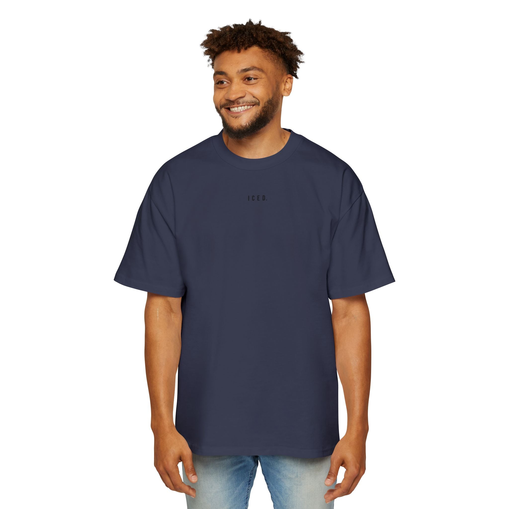 ICED. Established Cube — Minimalist Men's Oversized Tee