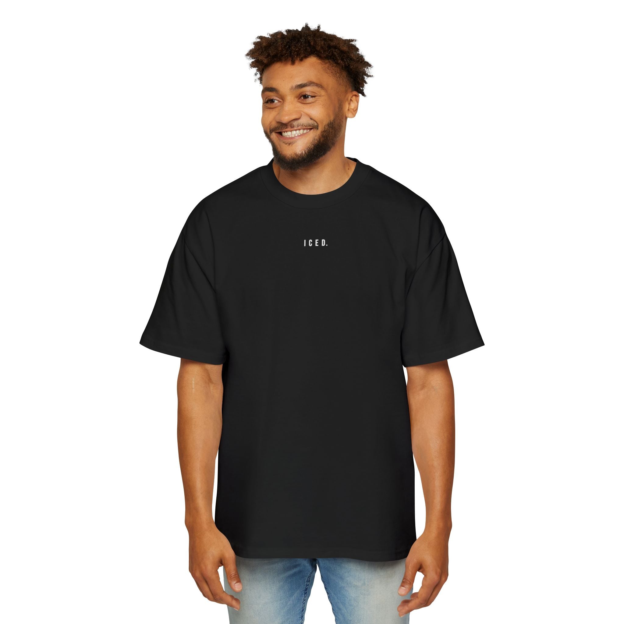 ICED. Established Cube — Minimalist Men's Oversized Tee