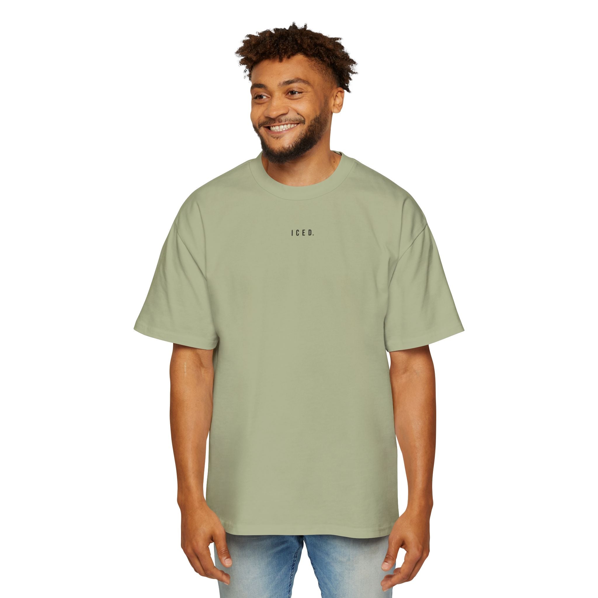 ICED. Established Cube — Minimalist Men's Oversized Tee