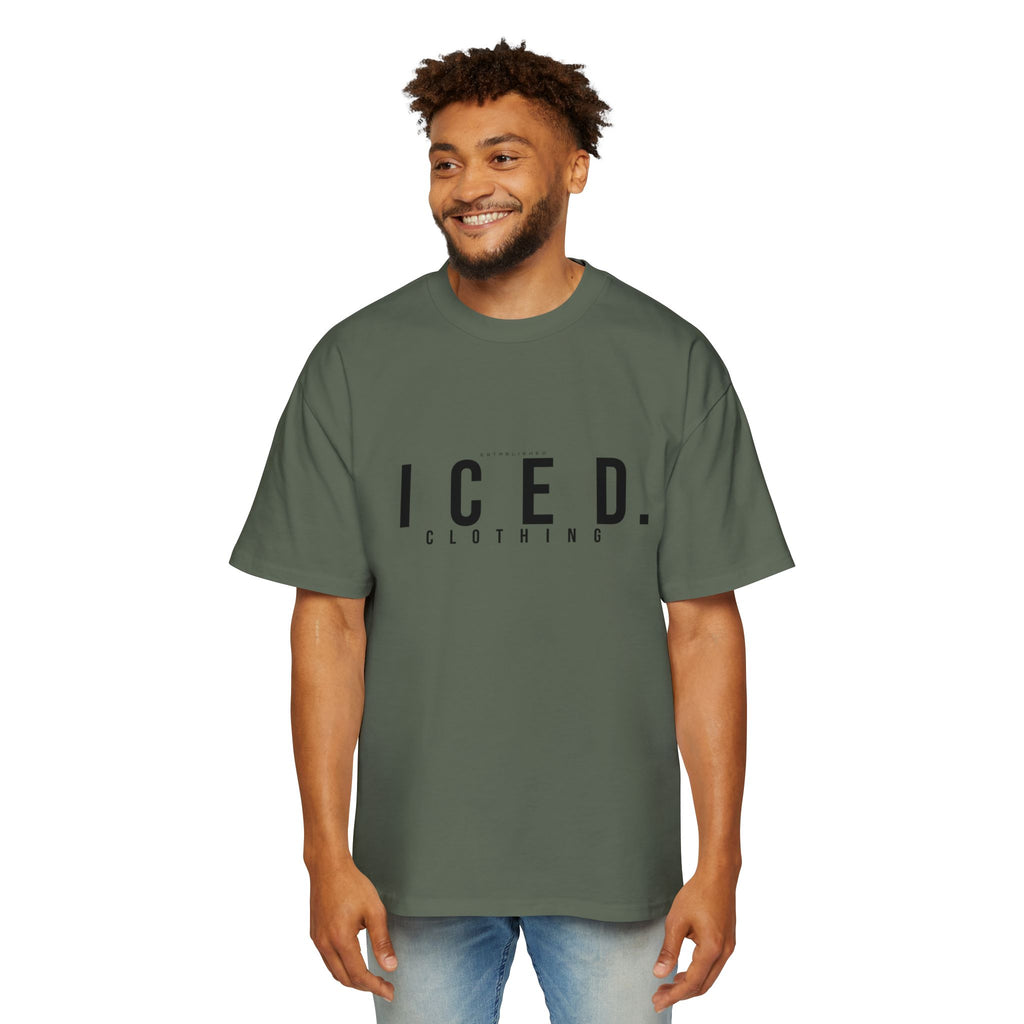 ICED. Established — Minimalist Men's Oversized Tee