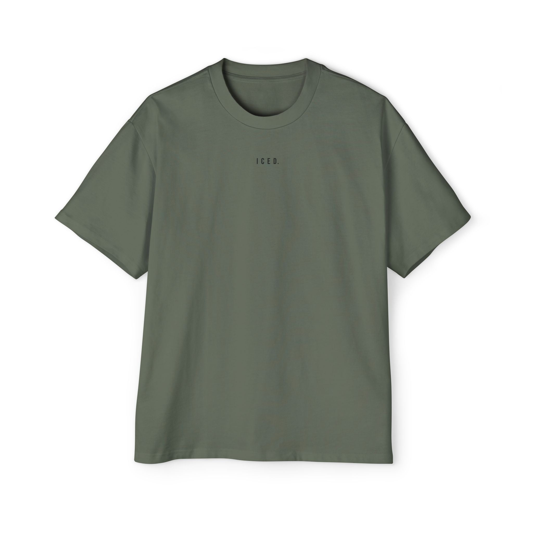 ICED. Established Cube — Minimalist Men's Oversized Tee
