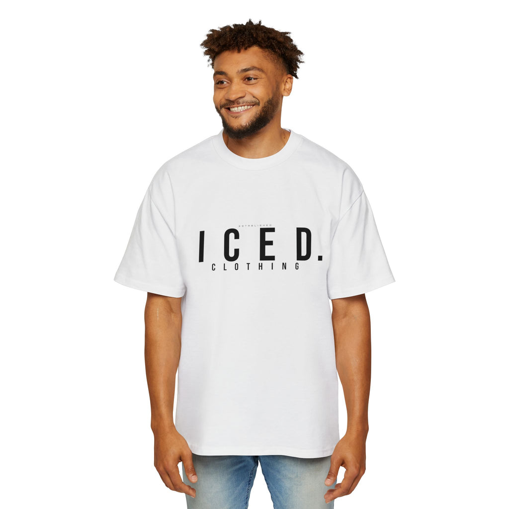 ICED. Established — Minimalist Men's Oversized Tee