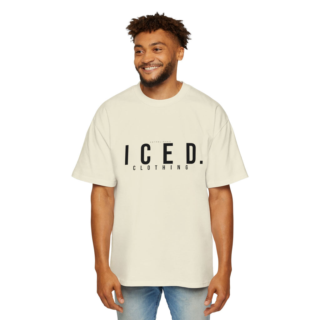 ICED. Established — Minimalist Men's Oversized Tee